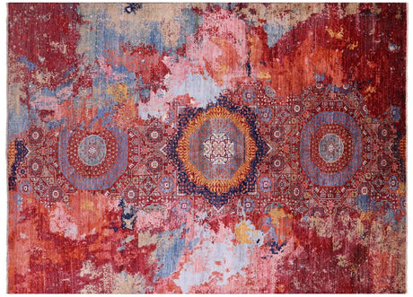 Contemporary Hand-Knotted Wool Rug - Manhattan Rugs