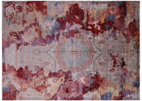 Contemporary Hand-Knotted Wool Rug - Manhattan Rugs