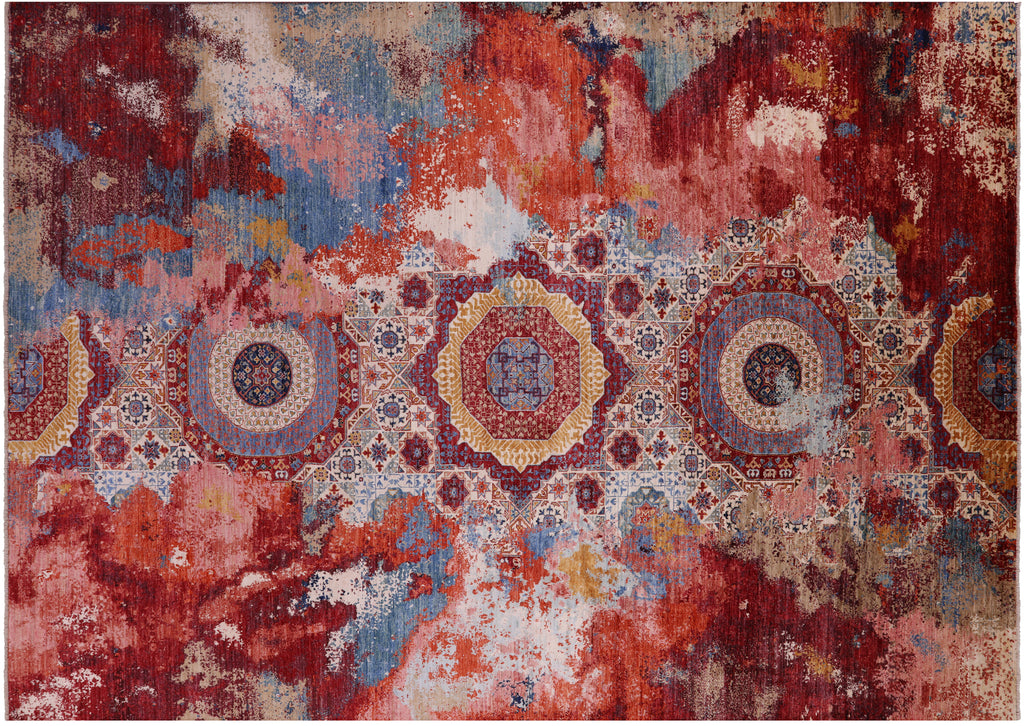 Contemporary Hand-Knotted Rug