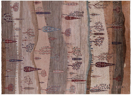 Persian Gabbeh Tribal Handmade Wool Rug - Manhattan Rugs