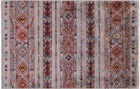 Handmade Khorjin Super Kazak Wool Rug - Manhattan Rugs
