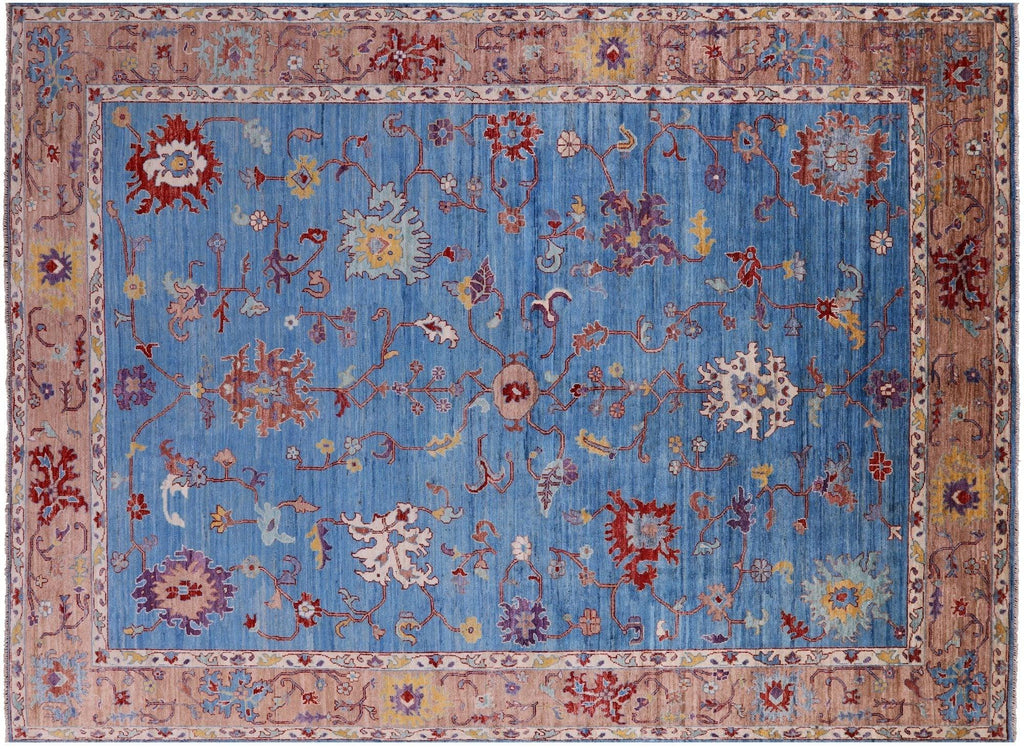 Oushak Hand-Knotted Wool Rug - Manhattan Rugs