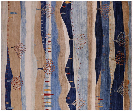 Persian Gabbeh Tribal Handmade Rug - Manhattan Rugs