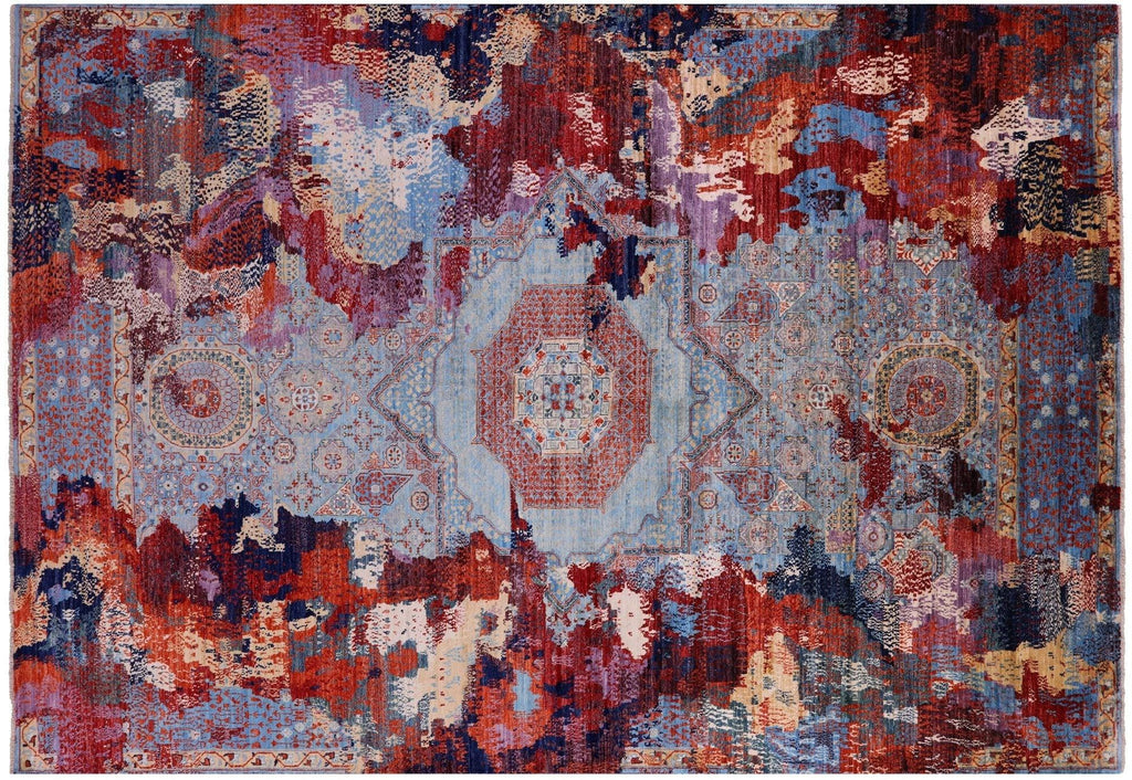 Contemporary Hand-Knotted Wool Rug - Manhattan Rugs