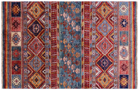 Tribal Khorjin Handmade Wool Rug - Manhattan Rugs
