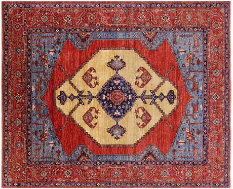 Hand-Knotted Persian Fine Serapi Wool Rug - Manhattan Rugs