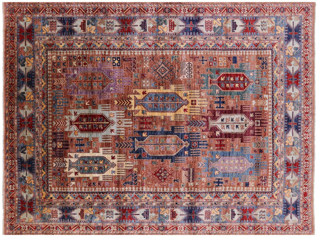 Tribal Fine Serapi Hand-Knotted Wool Rug - Manhattan Rugs