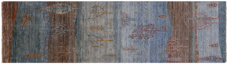 Runner Tribal Persian Gabbeh Handmade Wool Rug - Manhattan Rugs