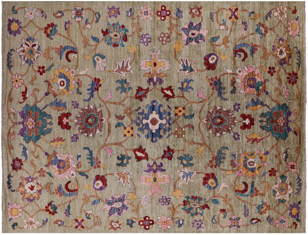Oushak Hand-Knotted Wool Rug - Manhattan Rugs