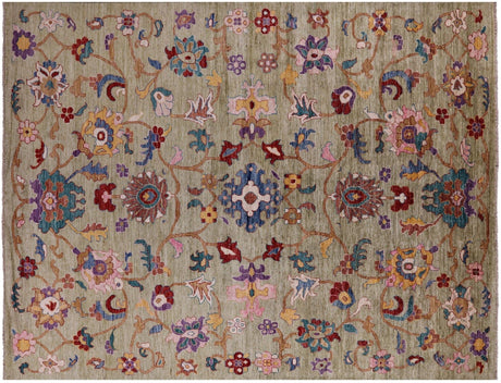 Oushak Hand-Knotted Wool Rug - Manhattan Rugs