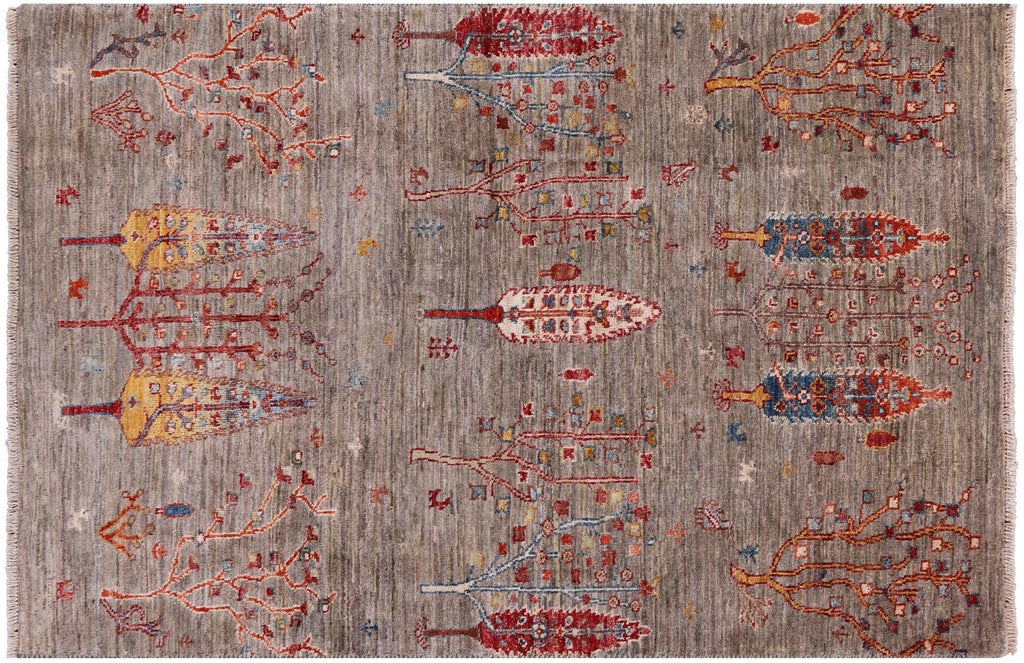 Hand Knotted Tribal Persian Gabbeh Rug - Manhattan Rugs