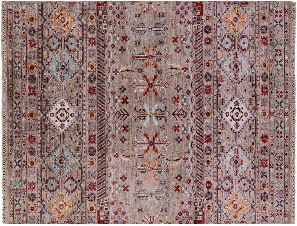 Super Kazak Khorjin Hand-Knotted Wool Rug - Manhattan Rugs