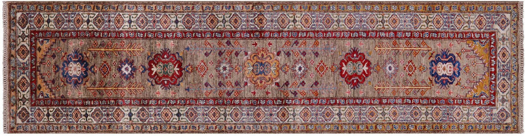 Runner Super Kazak Hand-Knotted Wool Rug - Manhattan Rugs