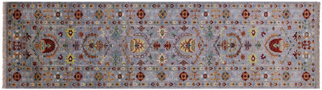 Runner Hand-Knotted Persian Tabriz Wool Rug - Manhattan Rugs