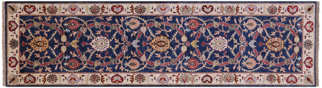 Persian Tabriz Handmade Wool Runner Rug - Manhattan Rugs
