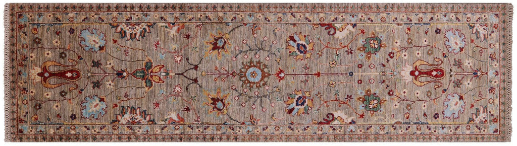 Runner Persian Tabriz Hand Knotted Wool Rug - Manhattan Rugs