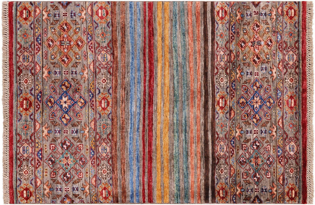 Khorjin Super Kazak Hand-Knotted Wool Rug - Manhattan Rugs