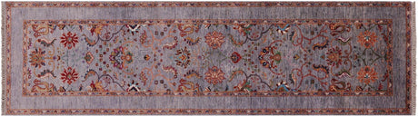 Runner Persian Tabriz Hand-Knotted Wool Rug - Manhattan Rugs