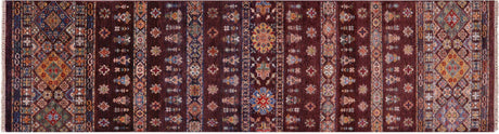 Khorjin Super Kazak Hand-Knotted Runner Rug - Manhattan Rugs