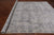 SUPER SALE Grey 9' 1" X 11' 10" Hand-Knotted Persian Tabriz Wool & Silk Rug - Q8442