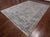 SUPER SALE Grey 9' 1" X 11' 10" Hand-Knotted Persian Tabriz Wool & Silk Rug - Q8442