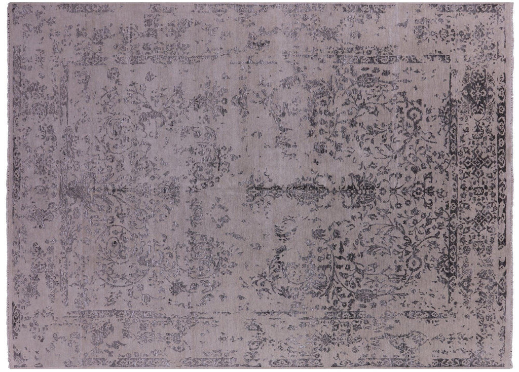 Persian Wool & Silk Hand-Knotted Rug - Manhattan Rugs
