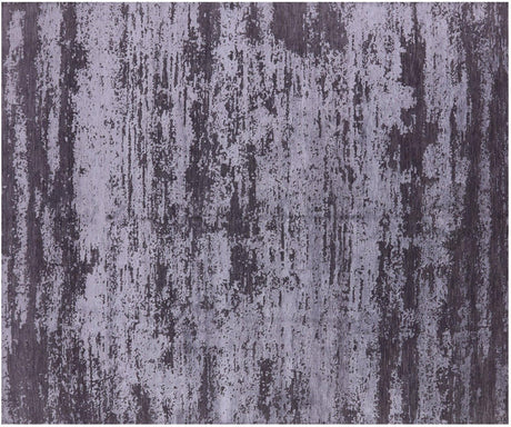 Abstract Hand-Knotted Wool & Silk Rug - Manhattan Rugs