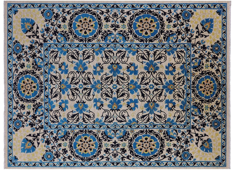 Hand-Knotted William Morris Wool Rug - Manhattan Rugs