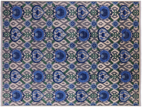 Hand-Knotted William Morris Wool Rug - Manhattan Rugs