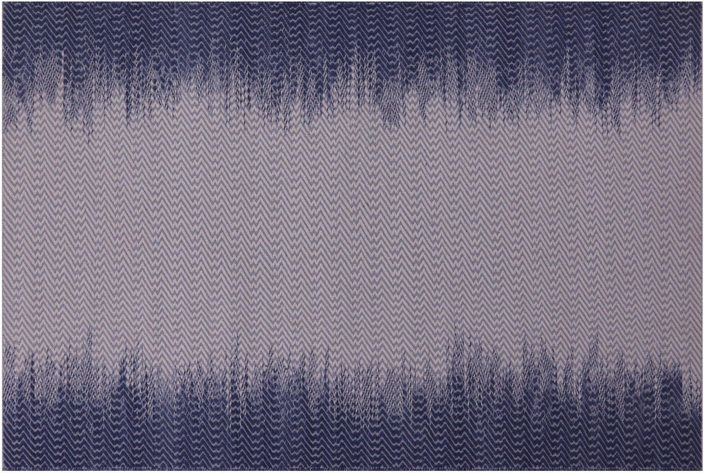 Hand-Knotted Flat Weave Wool Rug - Manhattan Rugs