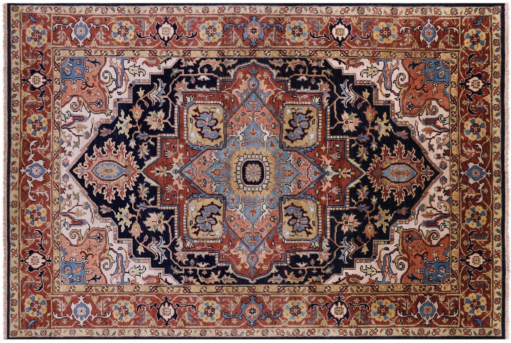 Heriz Serapi Hand-Knotted Wool Rug - Manhattan Rugs