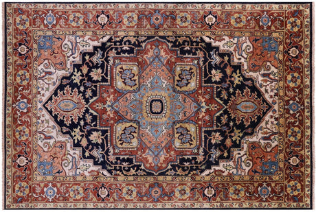 Heriz Serapi Hand-Knotted Wool Rug - Manhattan Rugs