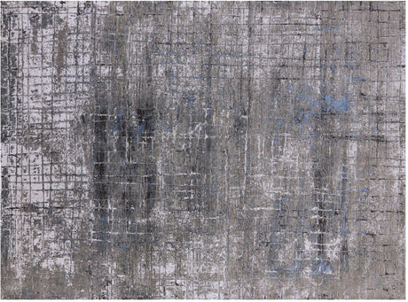 Abstract Handmade Wool & Silk Rug - Manhattan Rugs