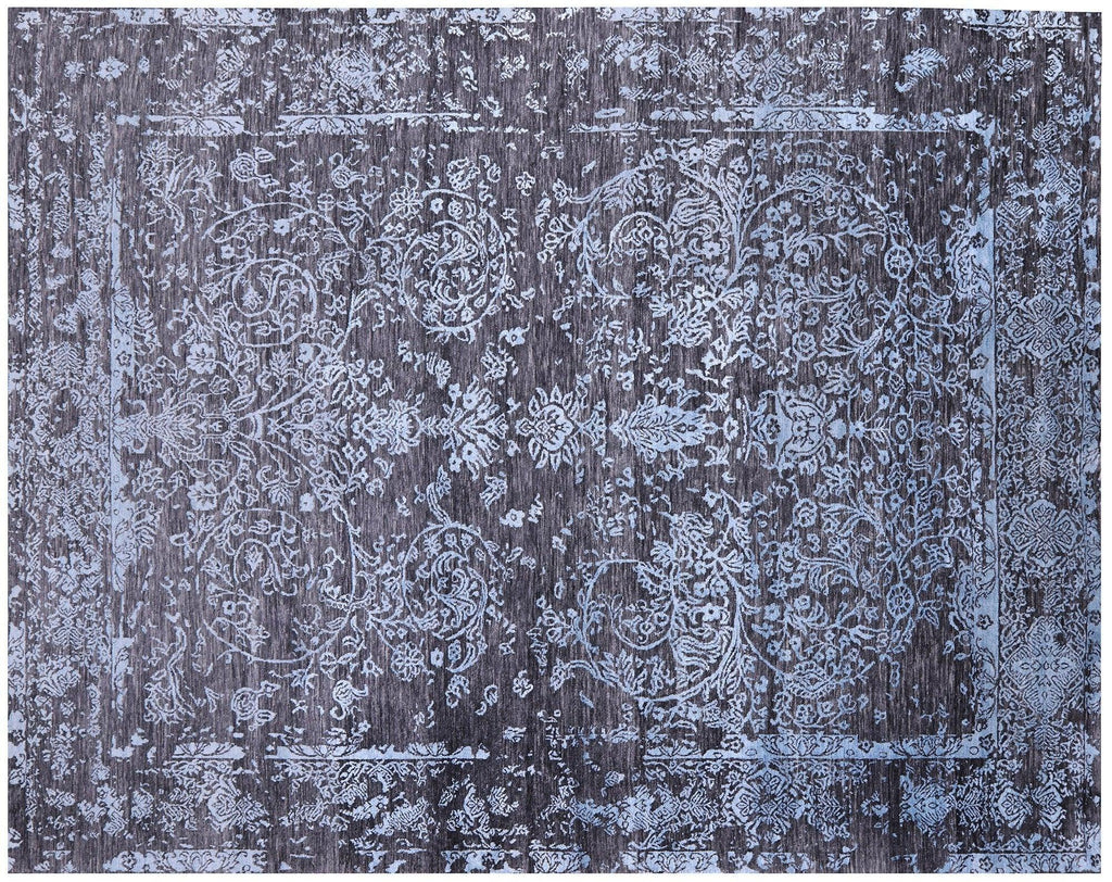 Wool & Silk Persian Hand Knotted Rug - Manhattan Rugs