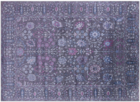 Hand Knotted Wool & Silk Persian Tabriz Rug - Manhattan Rugs