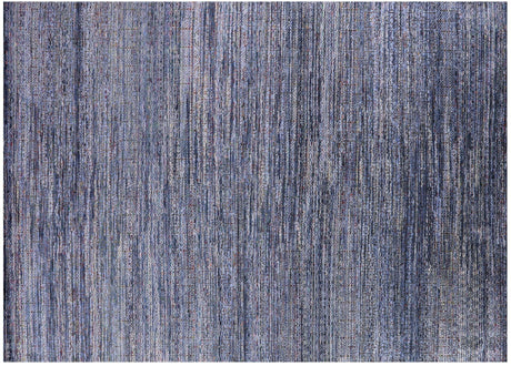 Hand Knotted Moroccan Wool & Silk Rug - Manhattan Rugs