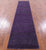 Purple Runner Super Savannah Gabbeh Hand Knotted Wool & Silk Rug 2' 8" X 12' 3" - Q8623