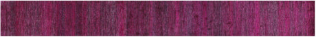 Super Savannah Gabbeh Wool & Silk Hand Knotted Runner Rug - Manhattan Rugs
