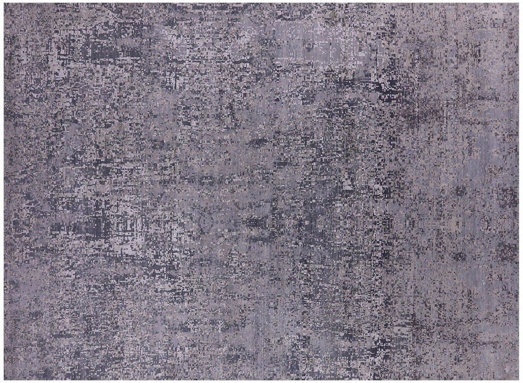 Wool & Silk Modern Handmade Rug - Manhattan Rugs