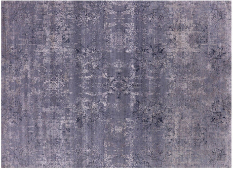 Wool & Silk Modern Hand-Knotted Rug - Manhattan Rugs