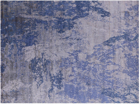 Abstract Handmade Wool & Silk Rug - Manhattan Rugs