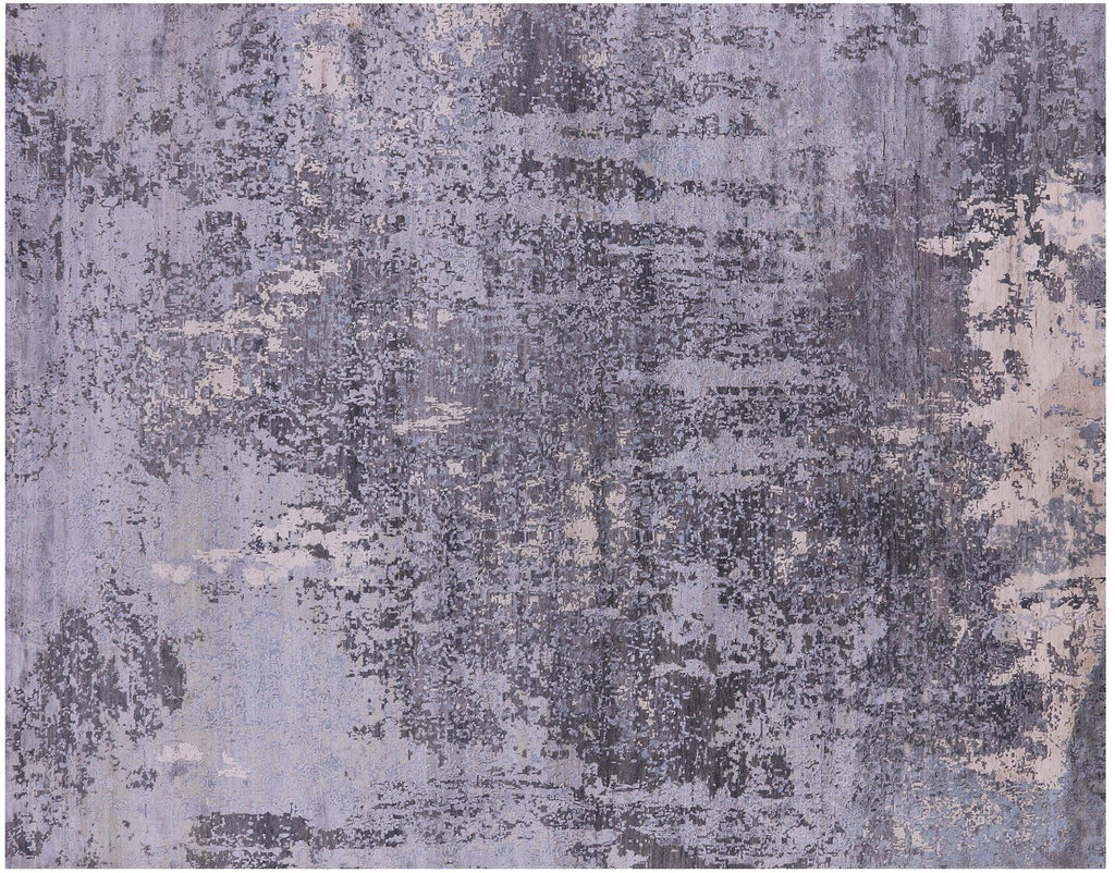 Wool & Silk Modern Handmade Rug - Manhattan Rugs