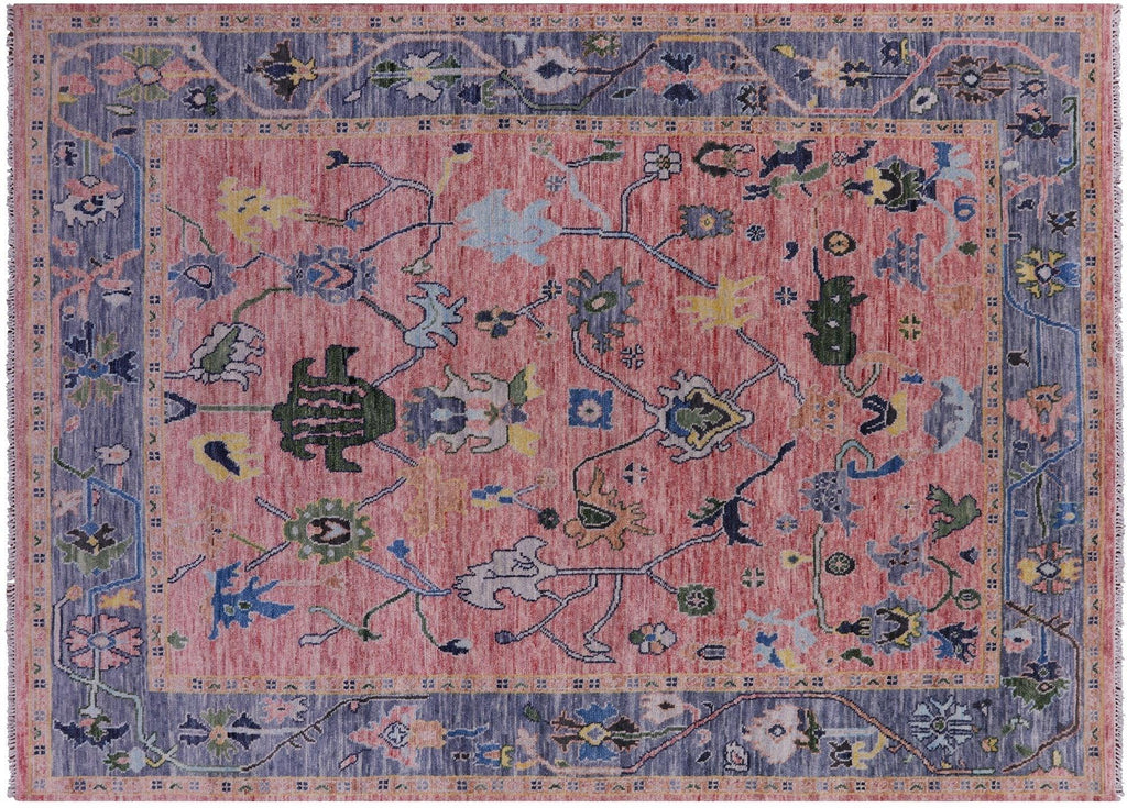 Turkish Oushak Handmade Wool Rug - Manhattan Rugs