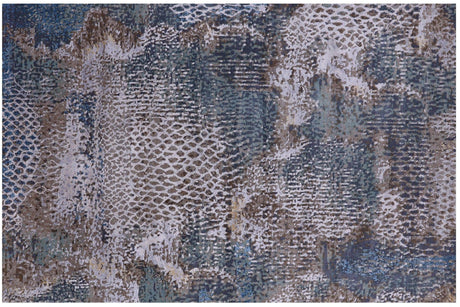 Modern Animal Print Design Handmade Wool & Silk Rug - Manhattan Rugs