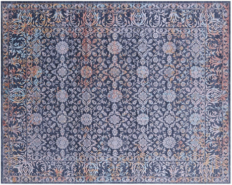 Persian Tabriz Wool & Silk Hand Knotted Rug - Manhattan Rugs