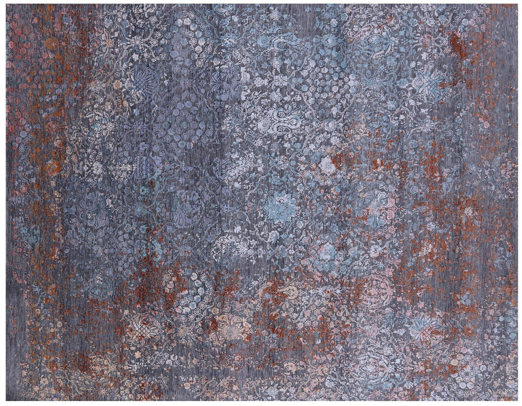 Handmade Wool & Silk Modern Rug - Manhattan Rugs