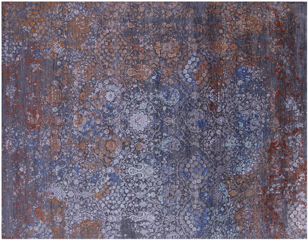 Modern Handmade Wool & Silk Rug - Manhattan Rugs