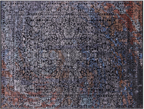 Wool & Silk Modern Handmade Rug - Manhattan Rugs