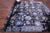 SUPER SALE Black 8' 11" X 12' 2" Modern Handmade Wool & Silk Rug - Q8714