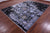 SUPER SALE Black 8' 11" X 12' 2" Modern Handmade Wool & Silk Rug - Q8714